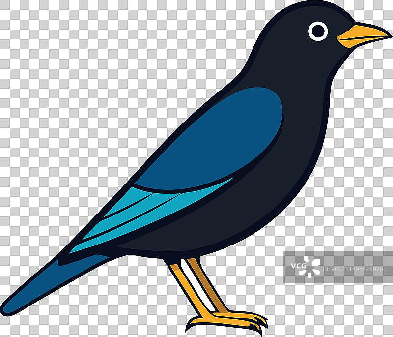 欧洲椋鸟图标图片素材