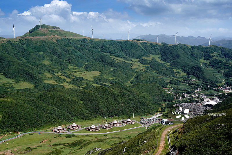 贵州省六盘水市阿西里西韭菜坪景区图片素材