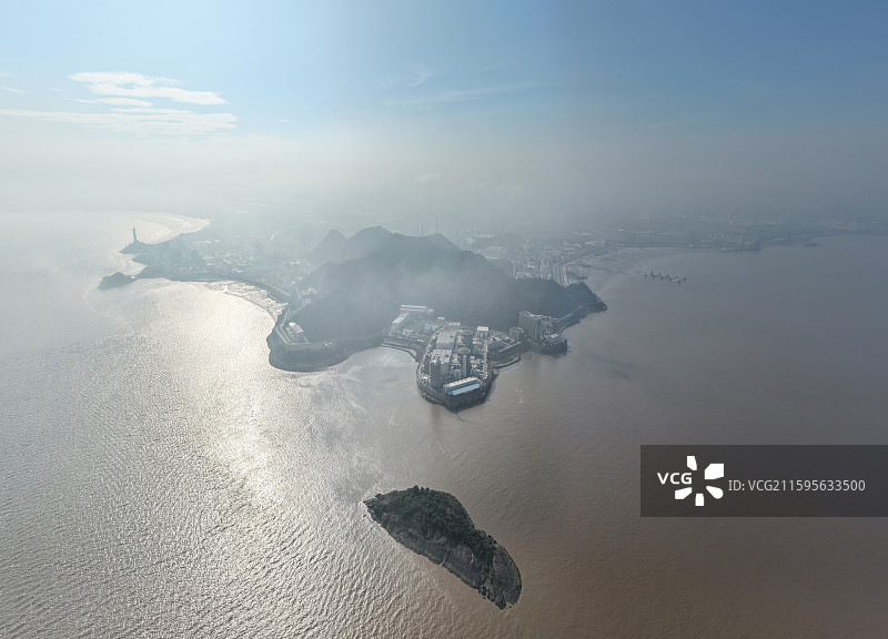 浙江省嘉兴市海盐县秦山核电站核能清洁能源图片素材