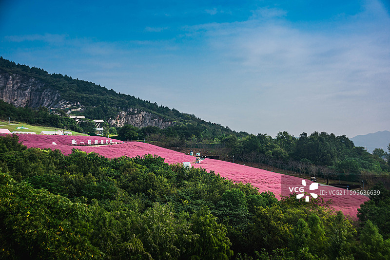 南京汤山矿坑公园图片素材
