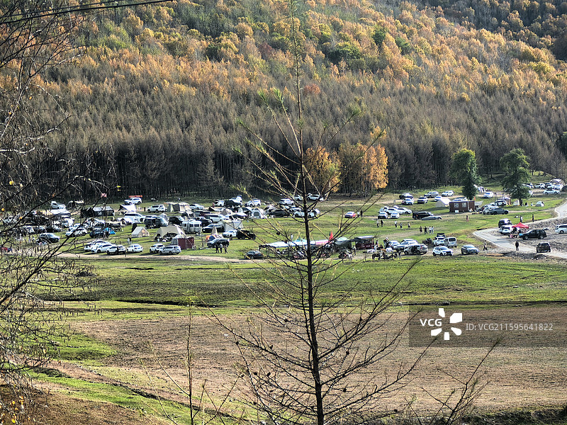 美林谷营地图片素材
