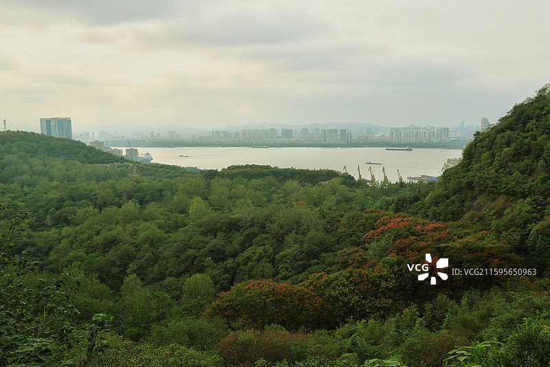 南京幕府山风光图片素材
