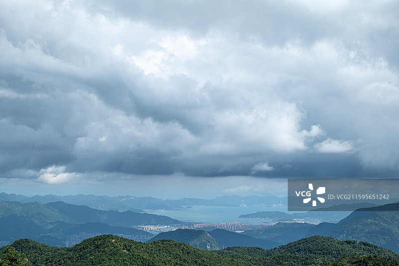 云下罗源湾图片素材