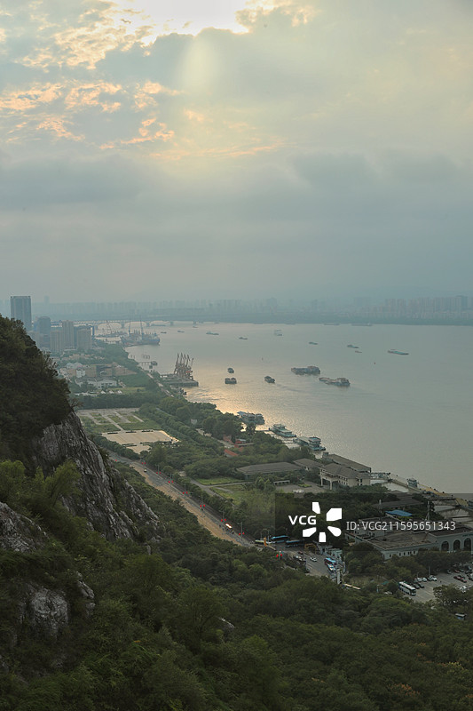 南京幕府山风光图片素材