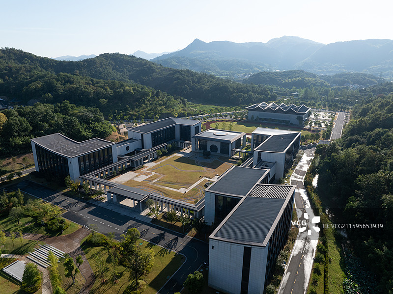 诸暨枫桥经验枫桥学院图片素材