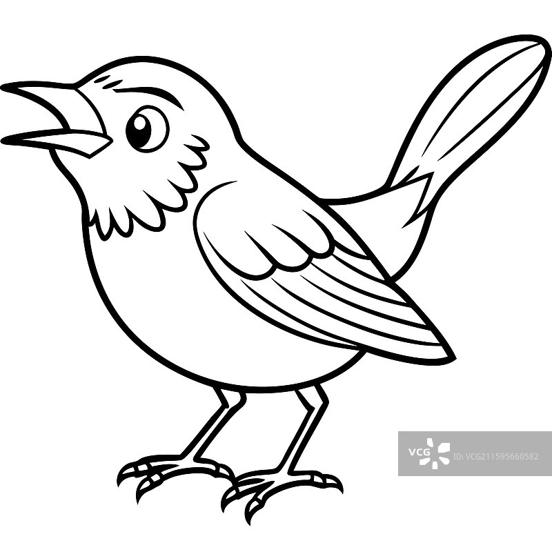 鹪鹩鸟哭泣图标图片素材