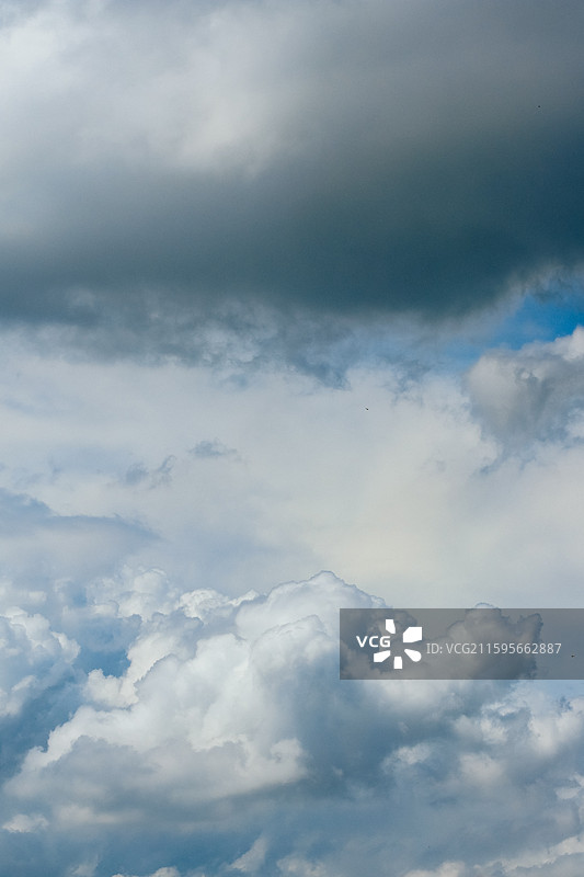 午后天空，风云变幻……图片素材