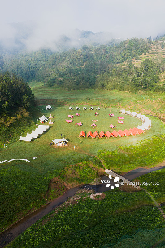 湖北恩施鳝孔坝（上空牧场）旅游度假区风光图片素材