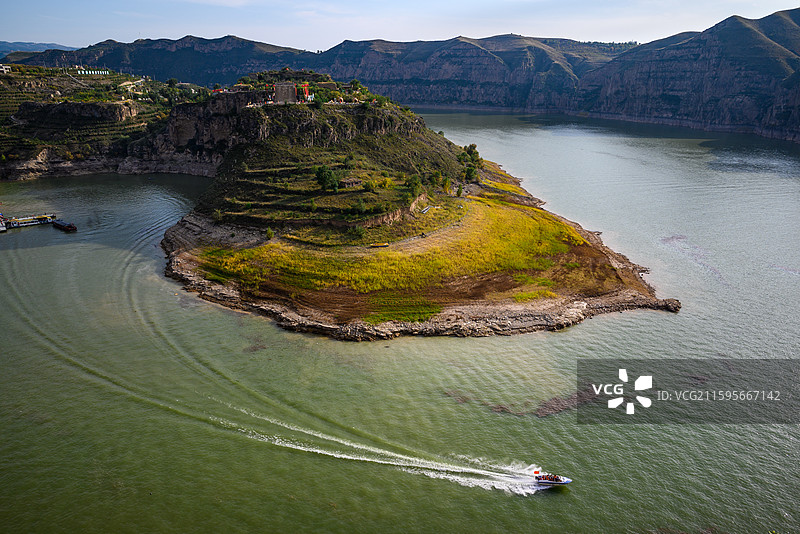 老牛湾黄河大峡谷图片素材