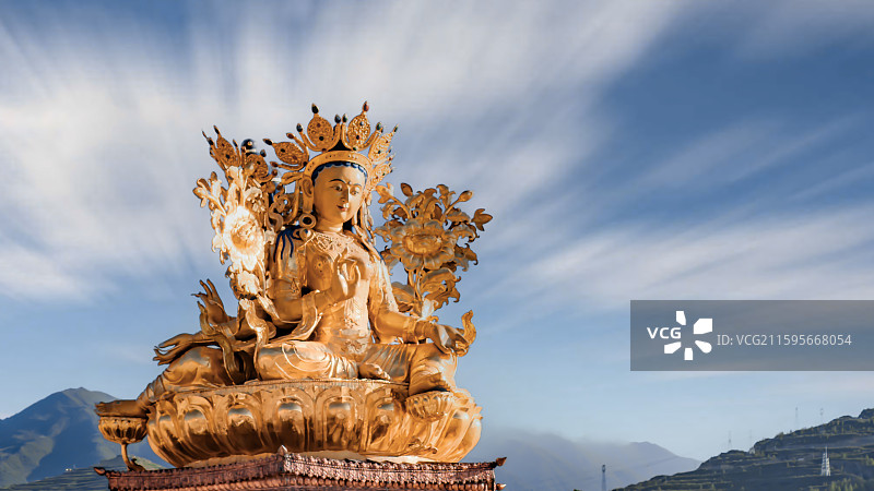 绿度母晨祷图片素材