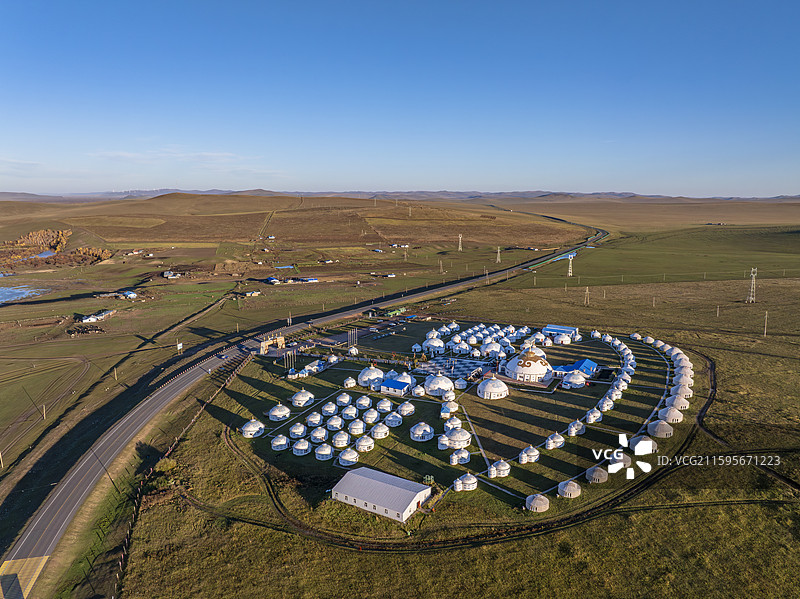 内蒙古自治区呼伦贝尔额尔古纳河黑山头亚洲第一湿地景区图片素材