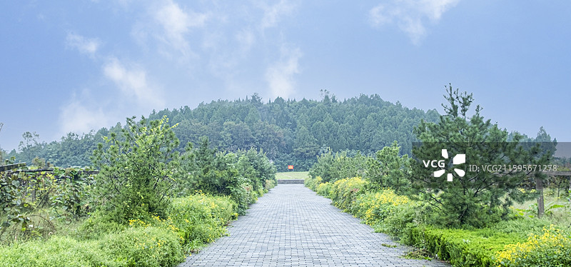 隋文帝泰陵，隋朝开国皇帝杨坚与皇后合葬陵图片素材