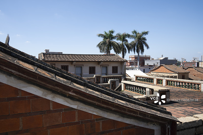 翔安吕塘村闽南建筑特写图片素材