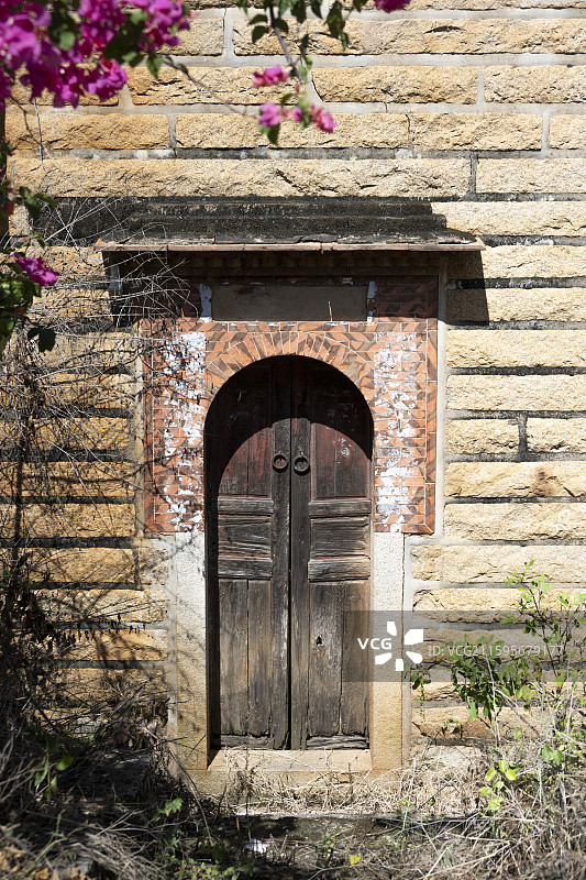 翔安吕塘村闽南建筑特写图片素材