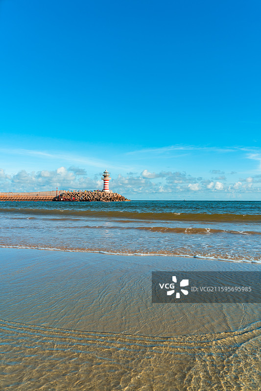 中国海南陵水清水湾自由灯塔图片素材
