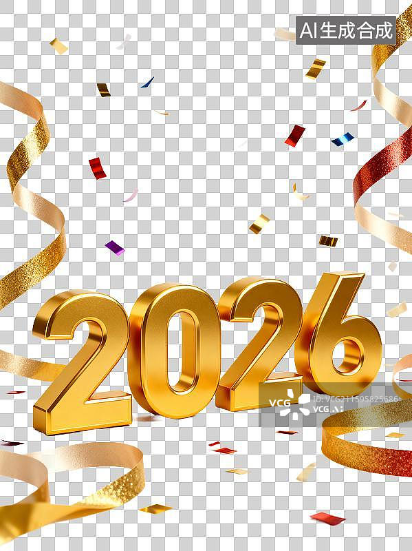 【AI数字艺术】2026欢乐新年庆祝场景图片素材