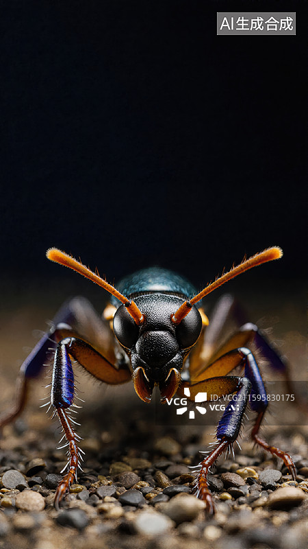 【AI数字艺术】蚂蚁特写图片素材