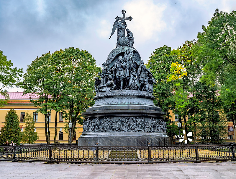 俄罗斯千年历史碑图片素材