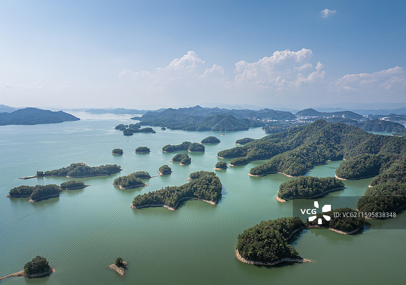 千岛湖竹里村观景台风光图片素材