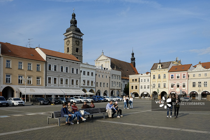 小镇风光图片素材