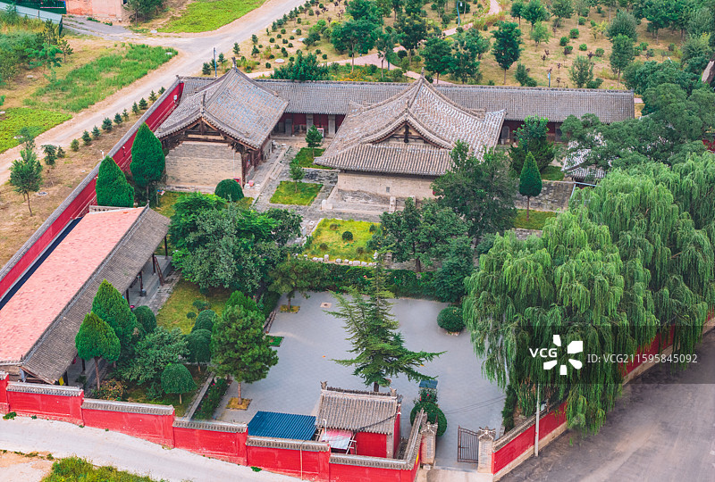 阳泉盂县大王庙古建筑图片素材