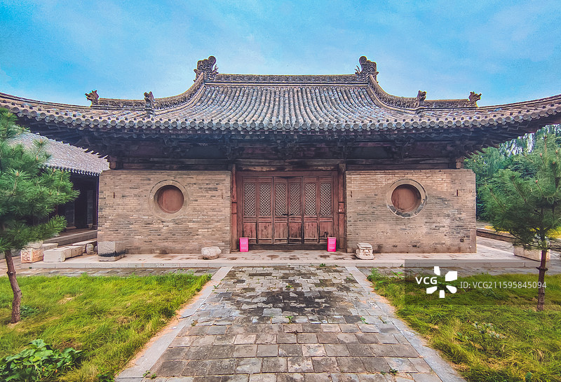 阳泉盂县大王庙古建筑图片素材