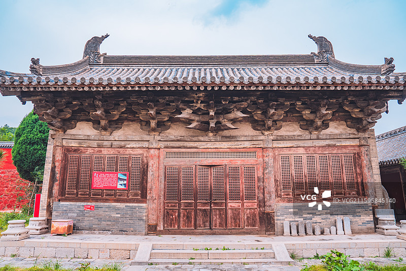 阳泉盂县大王庙古建筑图片素材
