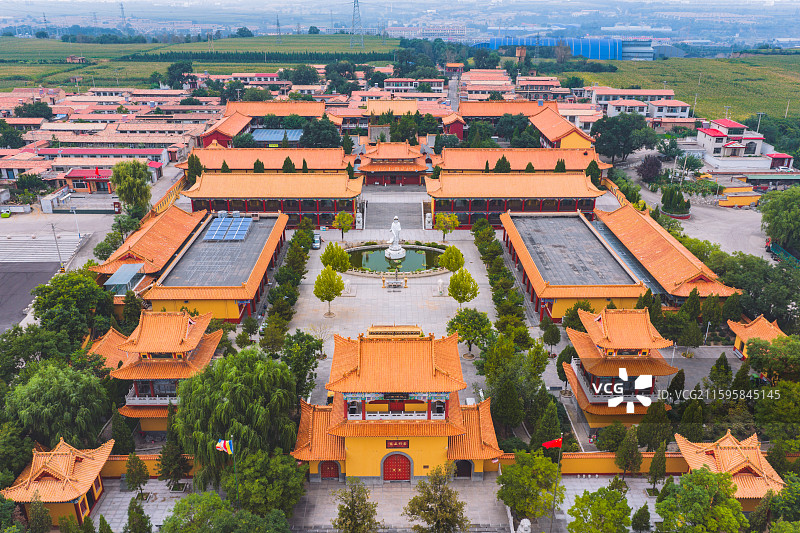 山西阳泉盂县永清寺古建筑图片素材