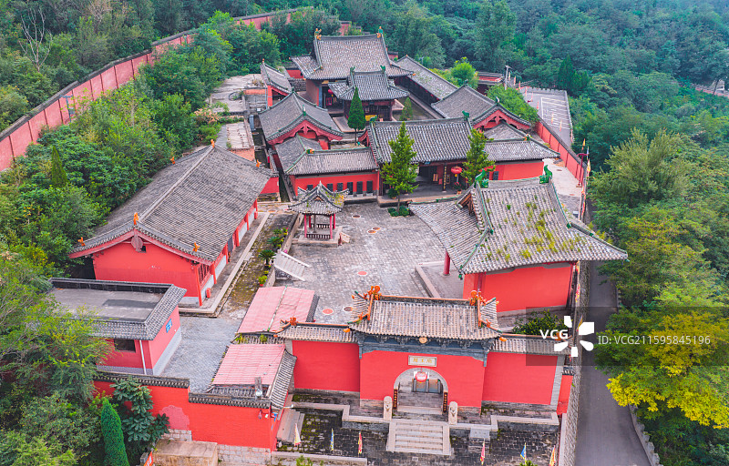 山西阳泉盂县林里关王庙古建筑图片素材