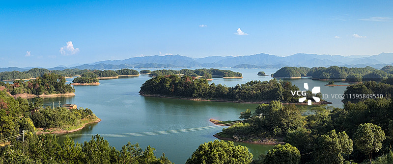 千岛湖梅峰观景台图片素材
