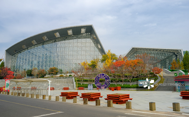 山东青岛世界园艺博览园景区-植物馆图片素材