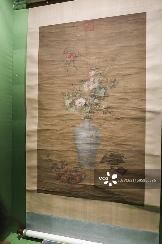 郎世宁午瑞图轴故宫博物院百年守护从紫禁城到故宫博物院展览图片素材