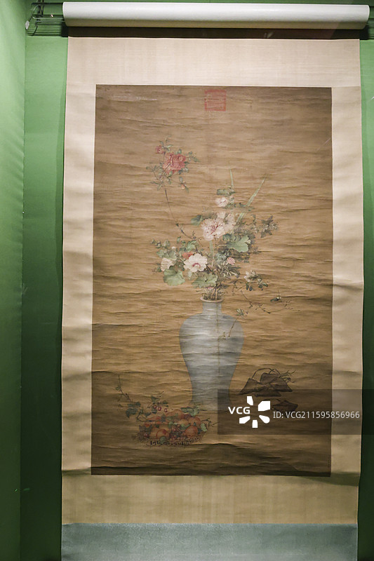 郎世宁午瑞图轴故宫博物院百年守护从紫禁城到故宫博物院展览图片素材