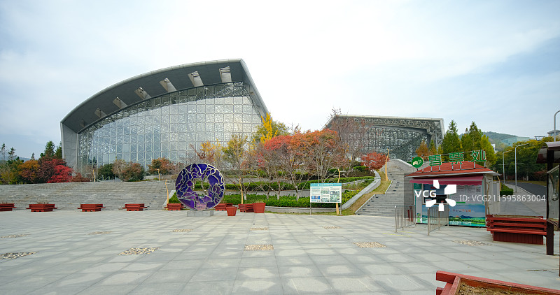 山东青岛世界园艺博览园景区-植物馆图片素材