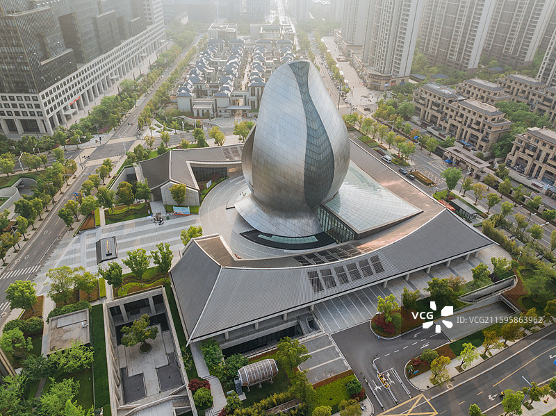 武汉经济技术开发区航拍图片素材