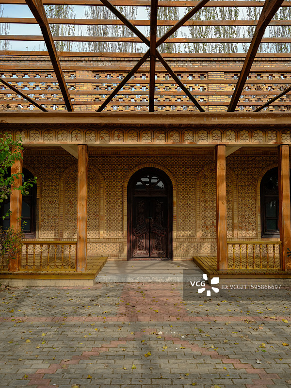 山东青岛世界园艺博览园景区-中华园新疆园图片素材