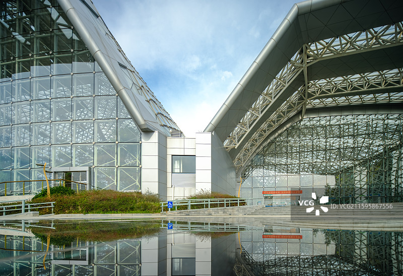 山东青岛世界园艺博览园景区-植物馆图片素材