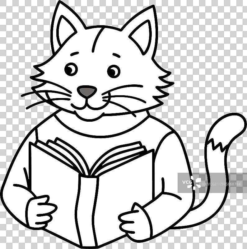 渔猫阅读图标图片素材