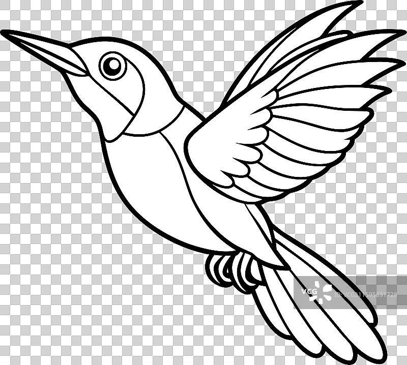 花啄鸟跳跃图标图片素材