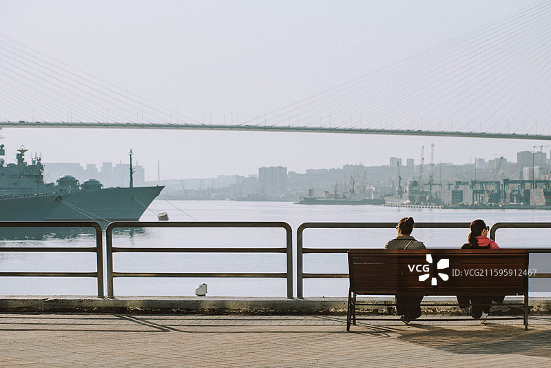 俄罗斯海参崴城市风光图片素材