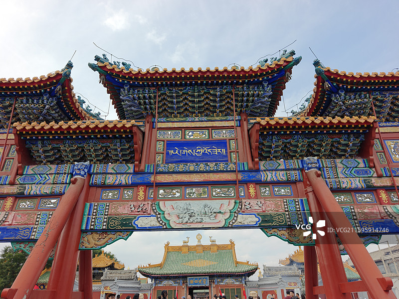 呼哈浩特塞上老街图片素材