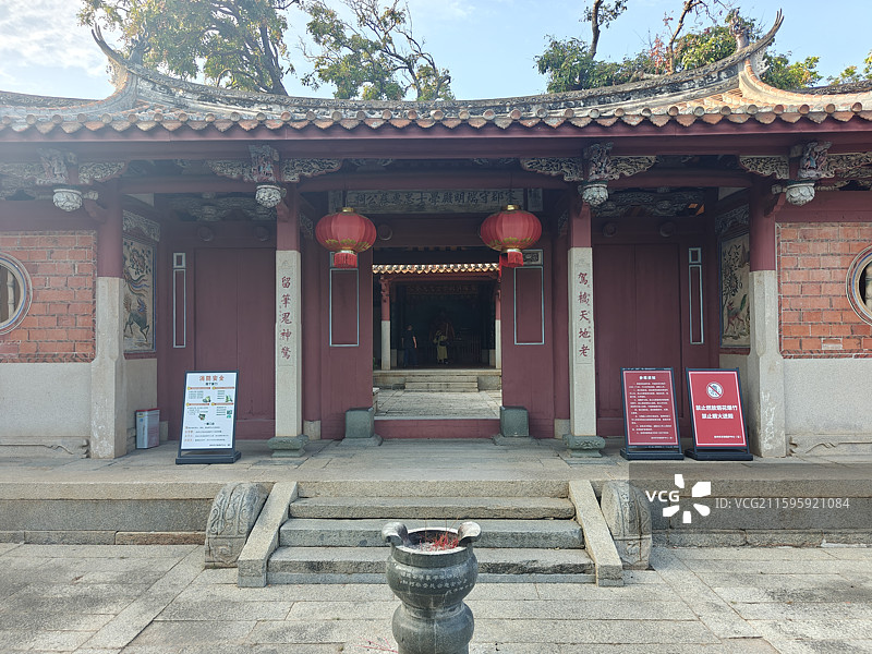 泉州洛江区洛阳桥南蔡襄祠-蔡忠惠公祠图片素材