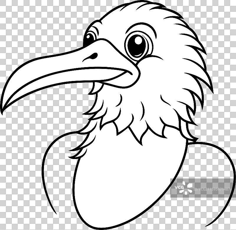 军舰鸟叫图标图片素材