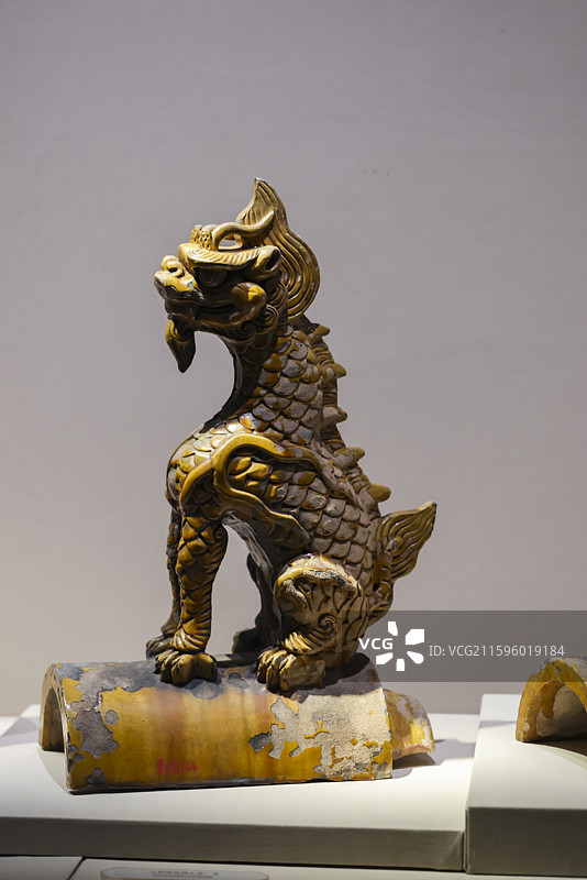 故宫博物院故宫博物院百年守护从紫禁城到故宫博物院展览太和殿琉璃脊兽组图图片素材