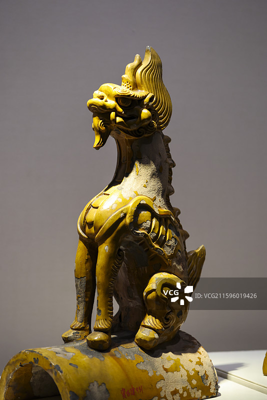 故宫博物院故宫博物院百年守护从紫禁城到故宫博物院展览太和殿琉璃脊兽组图图片素材