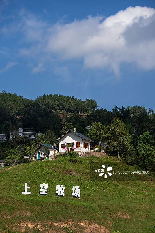 湖北恩施鳝孔坝（上空牧场）旅游度假区风光图片素材