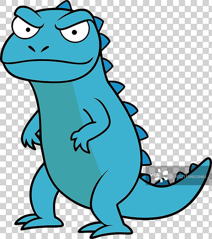 加拉帕戈斯海鬣蜥愤怒图标图片素材