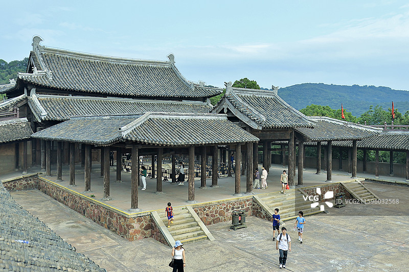 无锡水浒城水泊梁山聚义厅图片素材