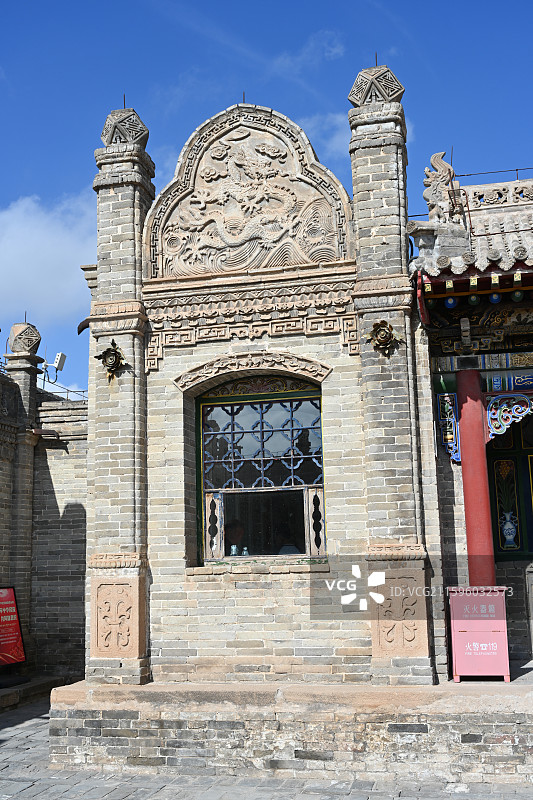 伊金霍洛旗郡王府内蒙古蒙古族王爷的府邸图片素材