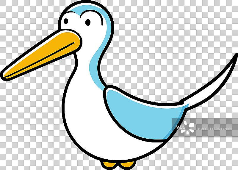 加拉帕戈斯企鹅跳跃图标图片素材